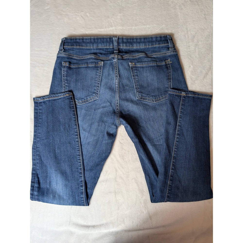 Gap Skinny Roll Up Jeans Blue Denim Medium Wash Women Size 12/31R Slim Fit